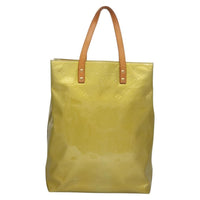 Louis Vuitton Reade Handbag Monogram Vernis Yellow Patent_Leather Tote Bag Bag (Authentic Pre-Loved)