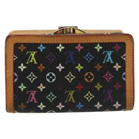 Louis Vuitton Portefeuille Viennois Monogram Canvas Black Canvas Wallets Accessory (Pre-Loved)