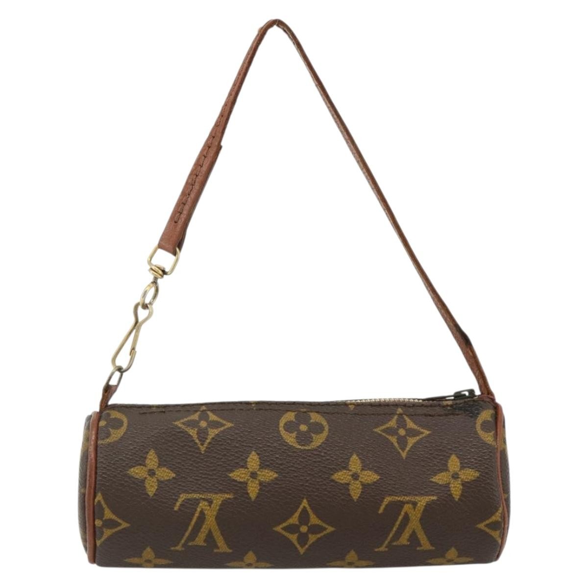 Louis Vuitton Papillon Pochette Monogram Canvas Brown Canvas Clutche & Pouche Bag (Authentic Pre-Loved)
