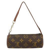 Louis Vuitton Papillon Pochette Monogram Canvas Brown Canvas Clutche & Pouche Bag (Authentic Pre-Loved)