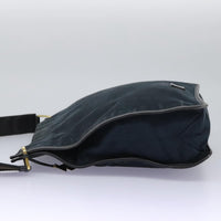 Gucci Sherry Line Shoulder Bag Canvas Black Canvas Shoulder Bag Bag (Authentic Pre-Loved)
