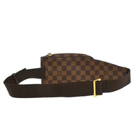 Louis Vuitton Geronimos Waist Bag Damier Brown Canvas Shoulder Bag Bag (Authentic Pre-Loved)