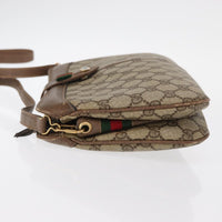 Gucci Vintage Shoulder Bag Gg Coated Canvas Beige Pvc Shoulder Bag Bag (Authentic Pre-Loved)
