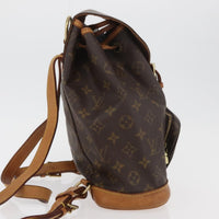 Louis Vuitton Vintage Montsouris Backpack Monogram Canvas Brown Canvas Backpack Bag (Authentic Pre-Loved)