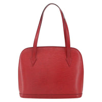 Louis Vuitton Lussac Handbag Epi Leather Red Leather Shoulder Bag Bag (Authentic Pre-Loved)