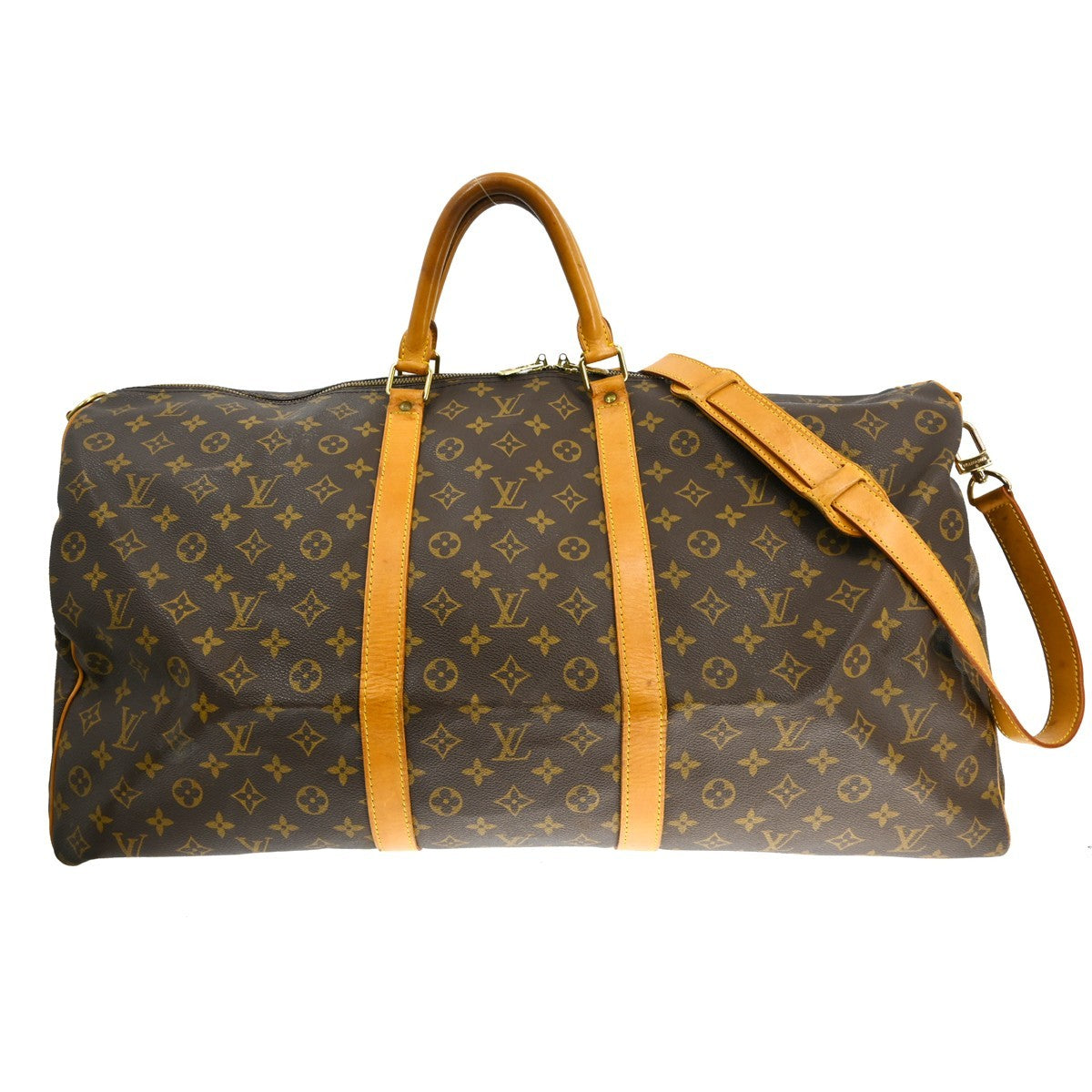 Louis Vuitton Louis Vuitton Keepall Bandouliere Bag Monogram Canvas Brown Canvas Travel Bag Bag (Pre-Loved)