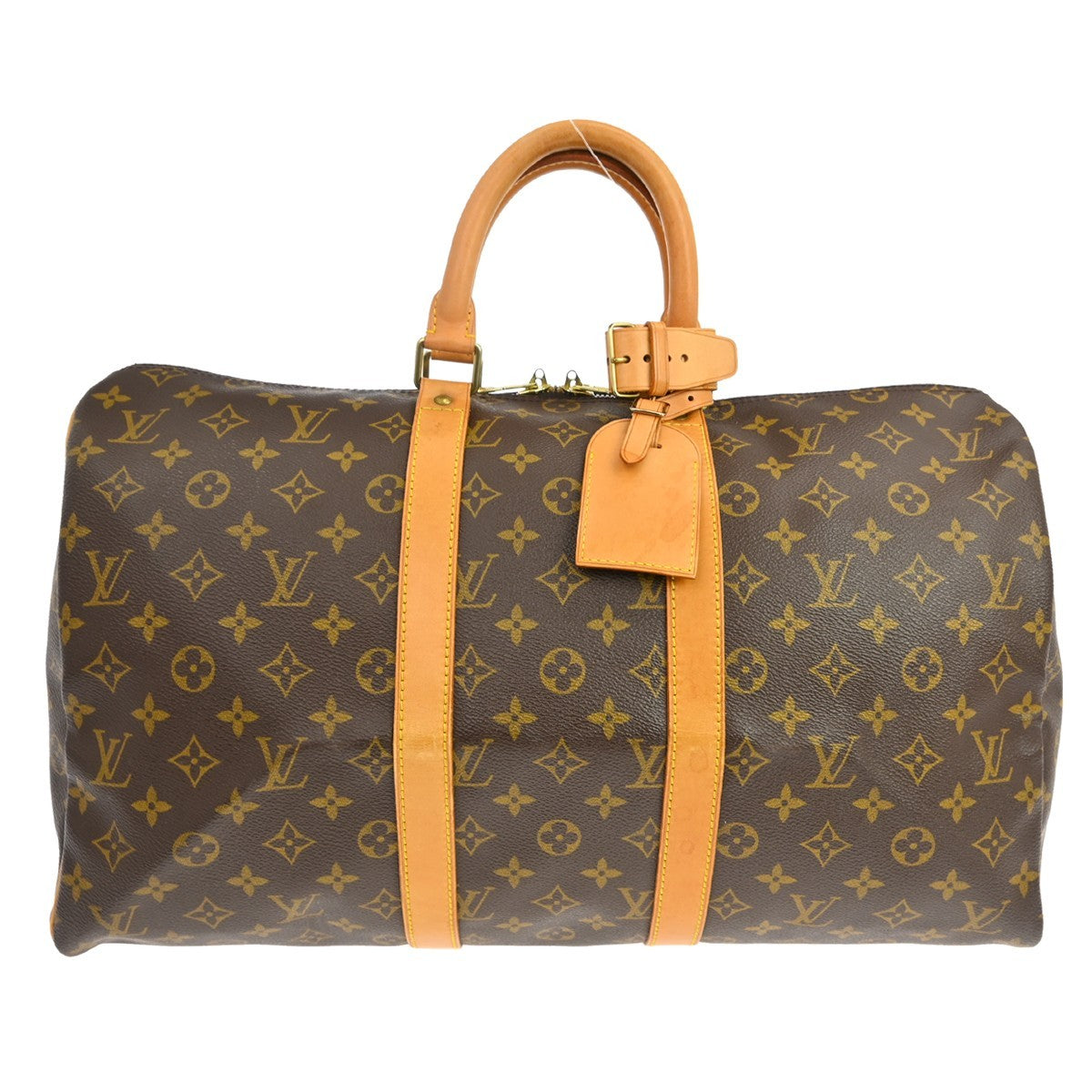 Louis Vuitton Louis Vuitton Keepall Bag Monogram Canvas Brown Canvas Travel Bag Bag (Pre-Loved)