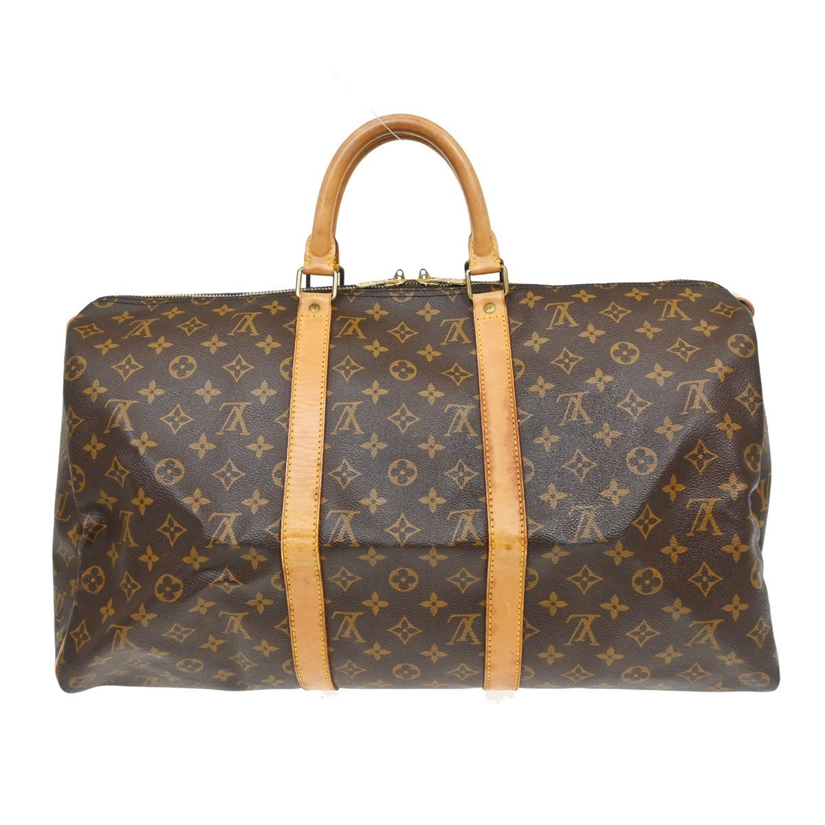Louis Vuitton Louis Vuitton Keepall Bag Monogram Canvas Brown Canvas Travel Bag Bag (Pre-Loved)