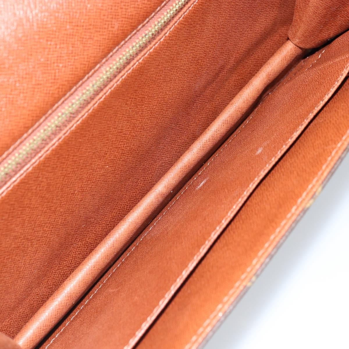 Louis Vuitton Dame Pochette Monogram Canvas Brown Canvas Clutche & Pouche Bag (Pre-Loved)