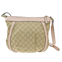 Gucci D-Ring Shoulder Bag (Outlet) Gg Canvas Brown Canvas Shoulder Bag Bag (Authentic Pre-Loved)