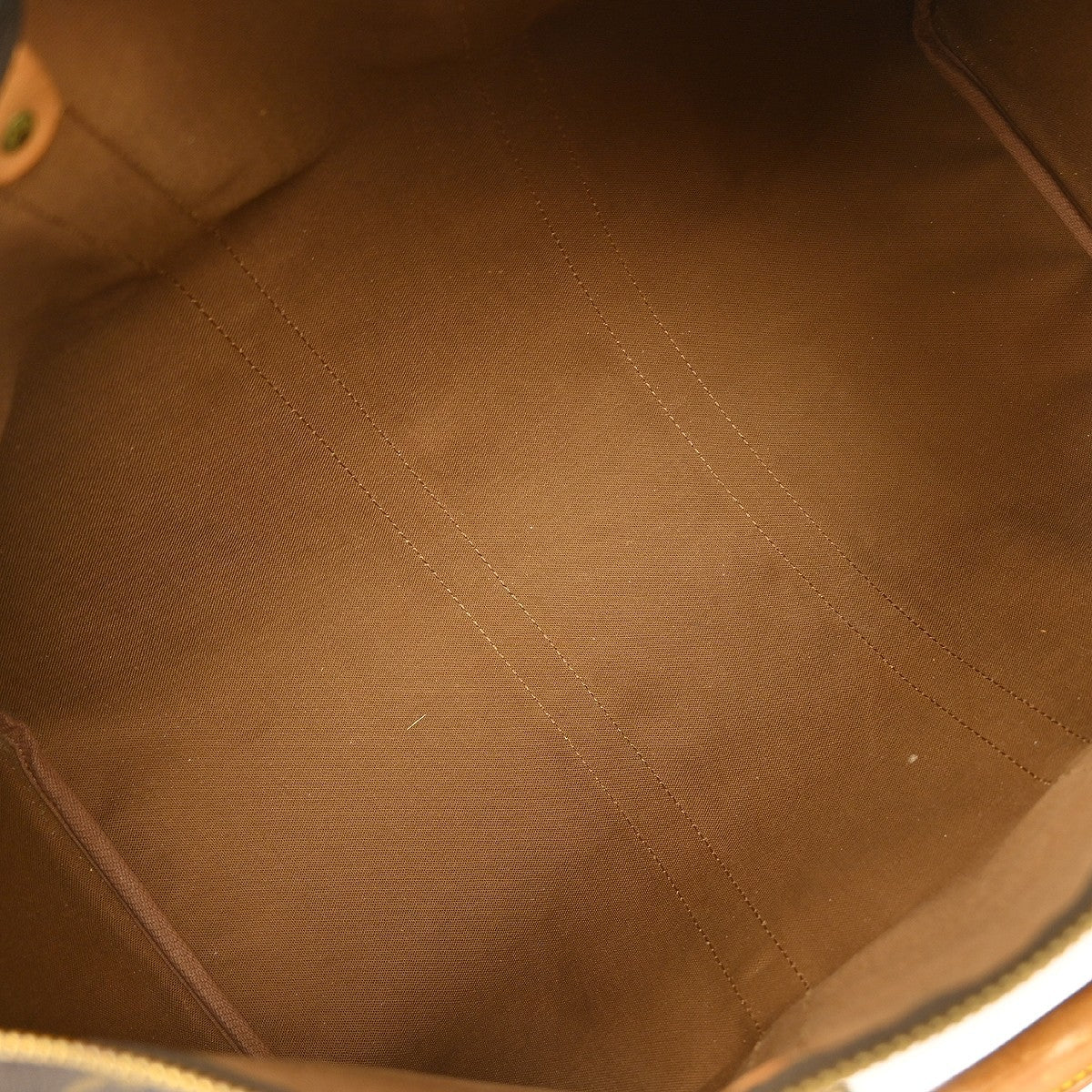 Louis Vuitton Keepall Bag Monogram Canvas Brown Canvas Travel Bag Bag (Authentic Pre-Loved)
