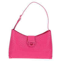 Salvatore Ferragamo Gancini Shoulder Bag Leather Pink Leather Shoulder Bag Bag (Pre-Loved)