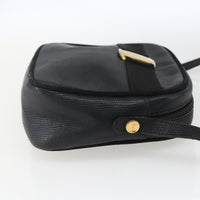 Salvatore Ferragamo Vala Shoulder Bag Leather Black Leather Shoulder Bag Bag (Authentic Pre-Loved)