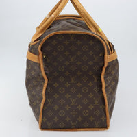 Louis Vuitton Dog Carrier Bag Monogram Canvas Brown Canvas Travel Bag Bag (Authentic Pre-Loved)