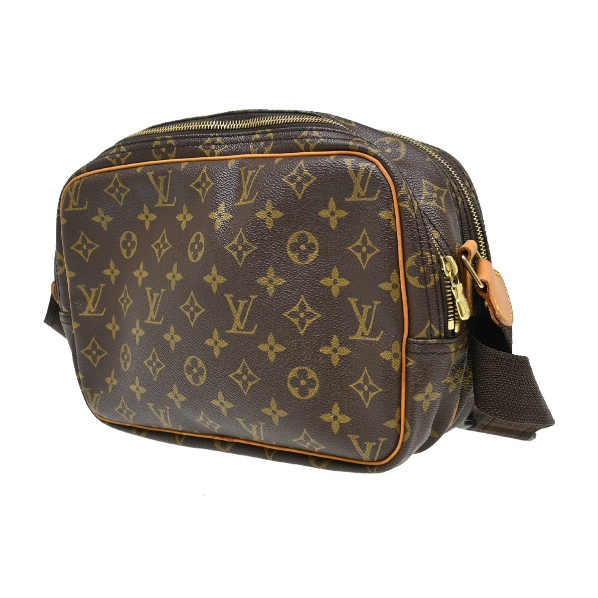 Louis Vuitton Louis Vuitton Reporter Bag Monogram Canvas Brown Canvas Shoulder Bag Bag (Pre-Loved)