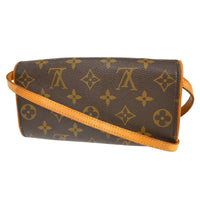 Louis Vuitton Louis Vuitton Twin Handbag Monogram Canvas Brown Canvas Clutche & Pouche Bag (Authentic Pre-Loved)