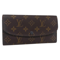 Louis Vuitton Emilie Wallet Monogram Canvas Brown Canvas Wallets Accessory (Authentic Pre-Loved)