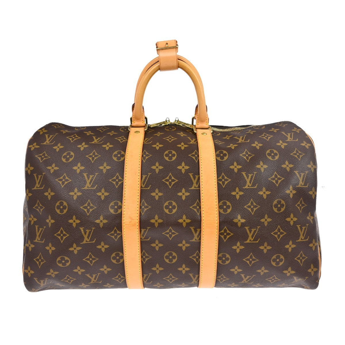 Louis Vuitton Louis Vuitton Keepall Bag Monogram Canvas Brown Canvas Travel Bag Bag (Pre-Loved)