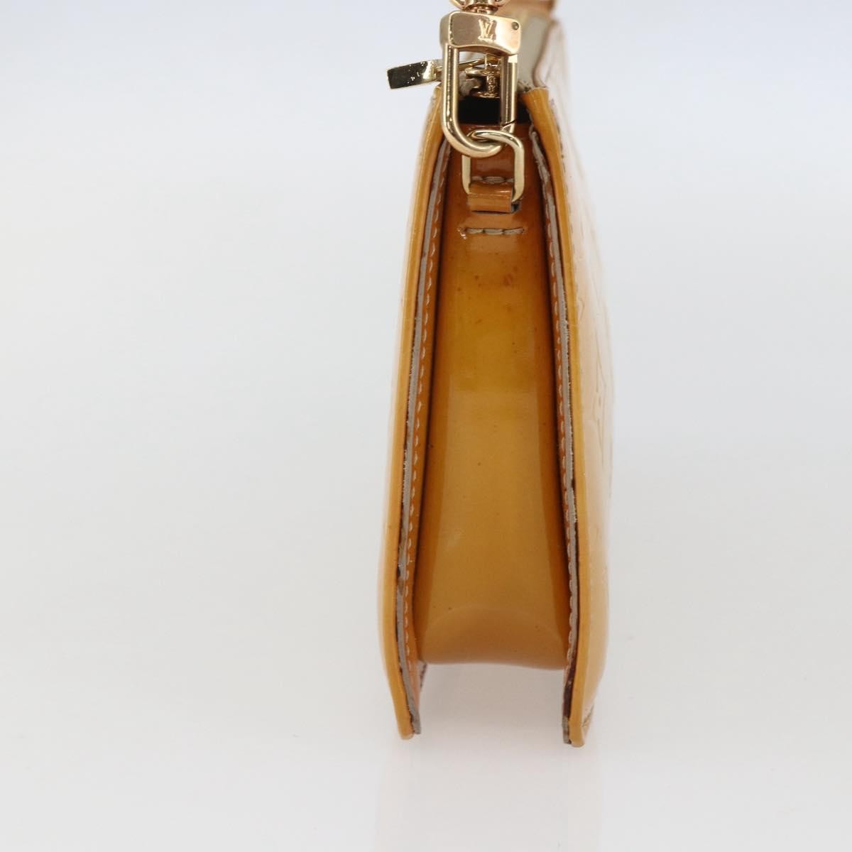 Louis Vuitton Lexington Pochette Monogram Vernis Beige Patent_Leather Clutche & Pouche Bag (Authentic Pre-Loved)