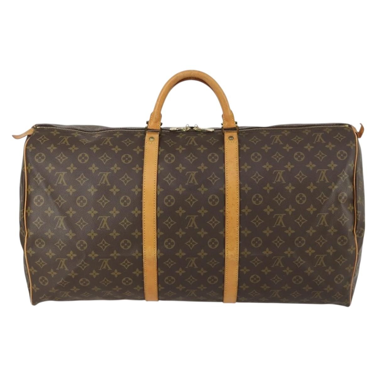 Louis Vuitton Louis Vuitton Keepall Bag Monogram Canvas Brown Canvas Travel Bag Bag (Pre-Loved)