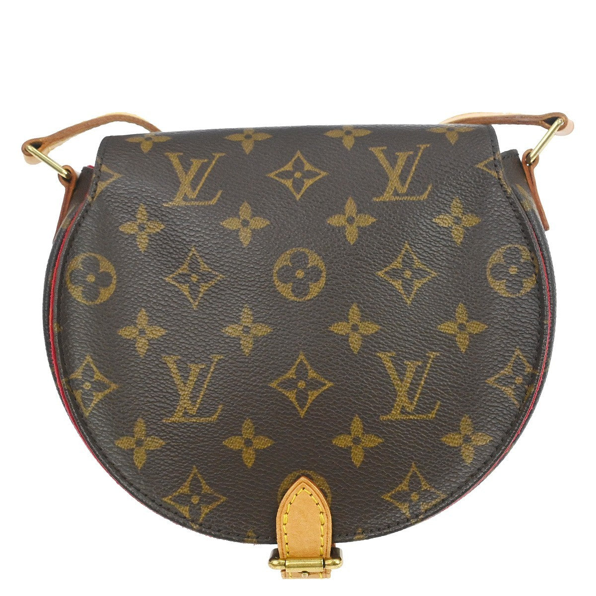 Louis Vuitton Tambourine Handbag Monogram Canvas Brown Canvas Shoulder Bag Bag (Pre-Loved)