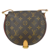 Louis Vuitton Tambourine Handbag Monogram Canvas Brown Canvas Shoulder Bag Bag (Pre-Loved)