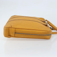 Louis Vuitton Porte-Documents Voyage Briefcase Damier Infini Leather Yellow Leather Briefcase Bag (Authentic Pre-Loved)