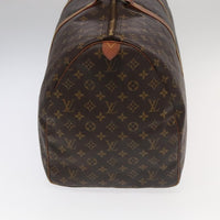 Louis Vuitton Keepall Bag Monogram Canvas Brown Canvas Travel Bag Bag (Pre-Loved)