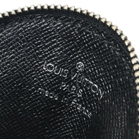 Louis Vuitton Round Coin Purse Limited Edition Monogram Silk Black Silk Wallets Accessory (Authentic Pre-Loved)