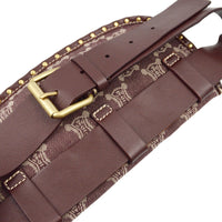 Celine Celine Macadam Waist Bag Denim Brown Denim_Jeans Backpack Bag (Pre-Loved)