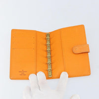 Louis Vuitton Agenda Cover Epi Leather Orange Leather Wallets Accessory (Authentic Pre-Loved)