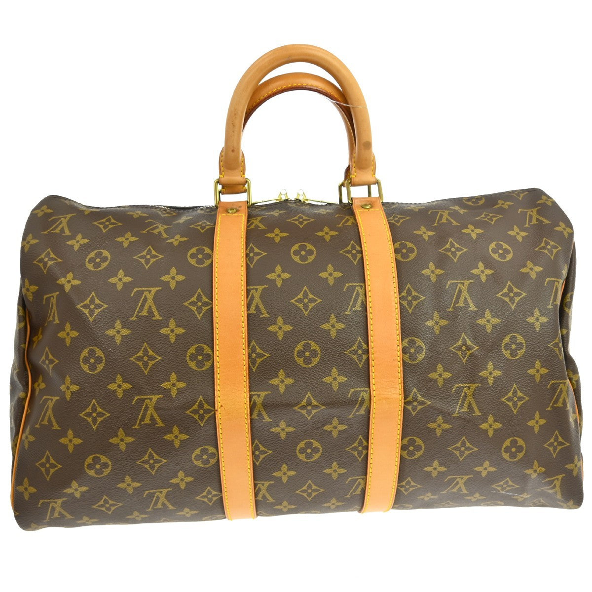 Louis Vuitton Louis Vuitton Keepall Bag Monogram Canvas Brown Canvas Travel Bag Bag (Pre-Loved)