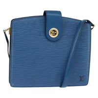 Louis Vuitton Capucines Shoulder Bag Epi Leather Blue Leather Shoulder Bag Bag (Authentic Pre-Loved)