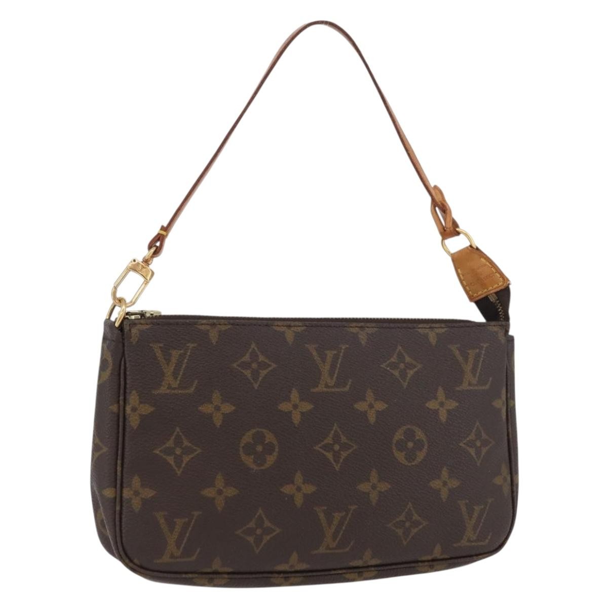 Louis Vuitton Pochette Accessoires Nm Monogram Canvas Brown Canvas Clutche & Pouche Bag (Pre-Loved)