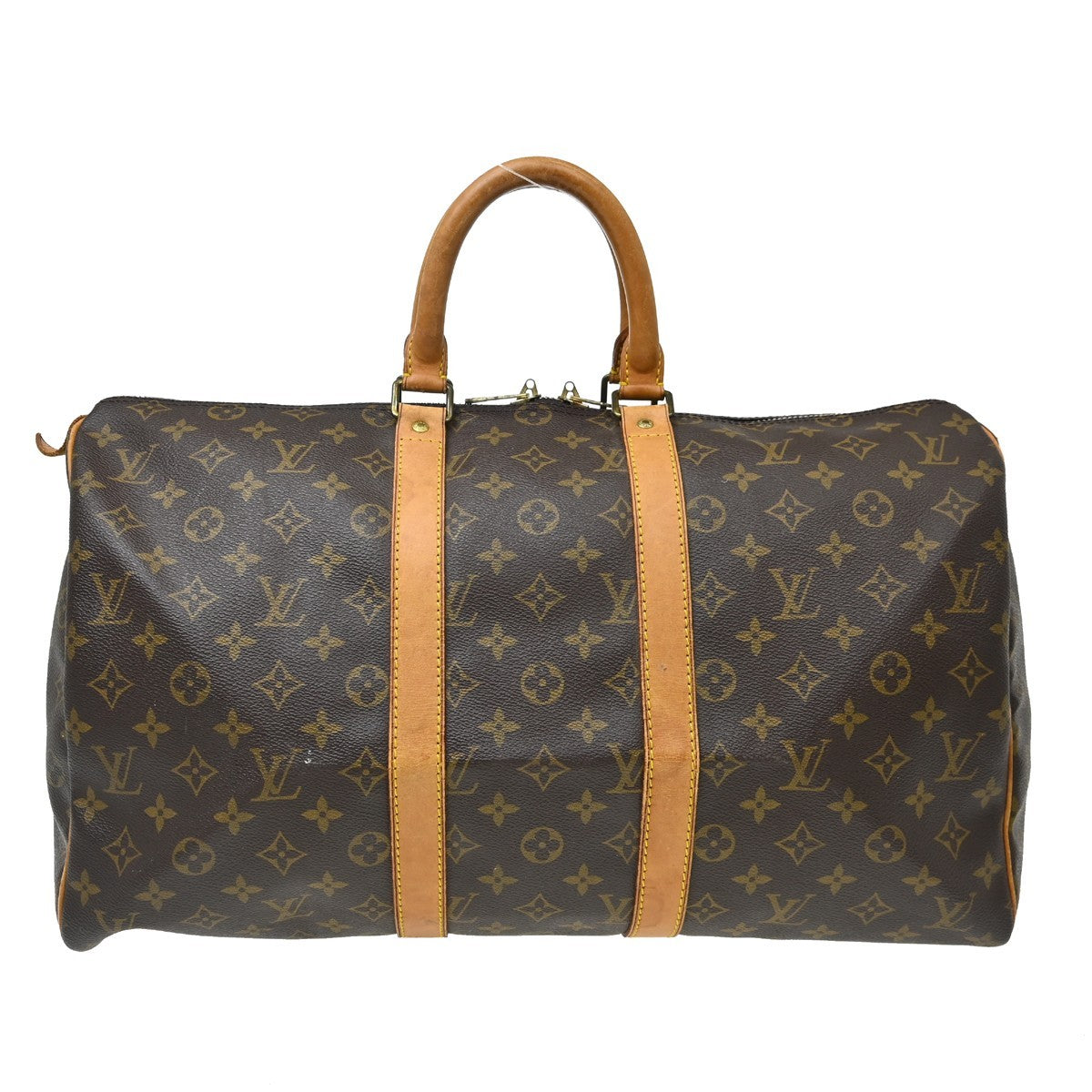 Louis Vuitton Louis Vuitton Keepall Bag Monogram Canvas Brown Canvas Travel Bag Bag (Authentic Pre-Loved)