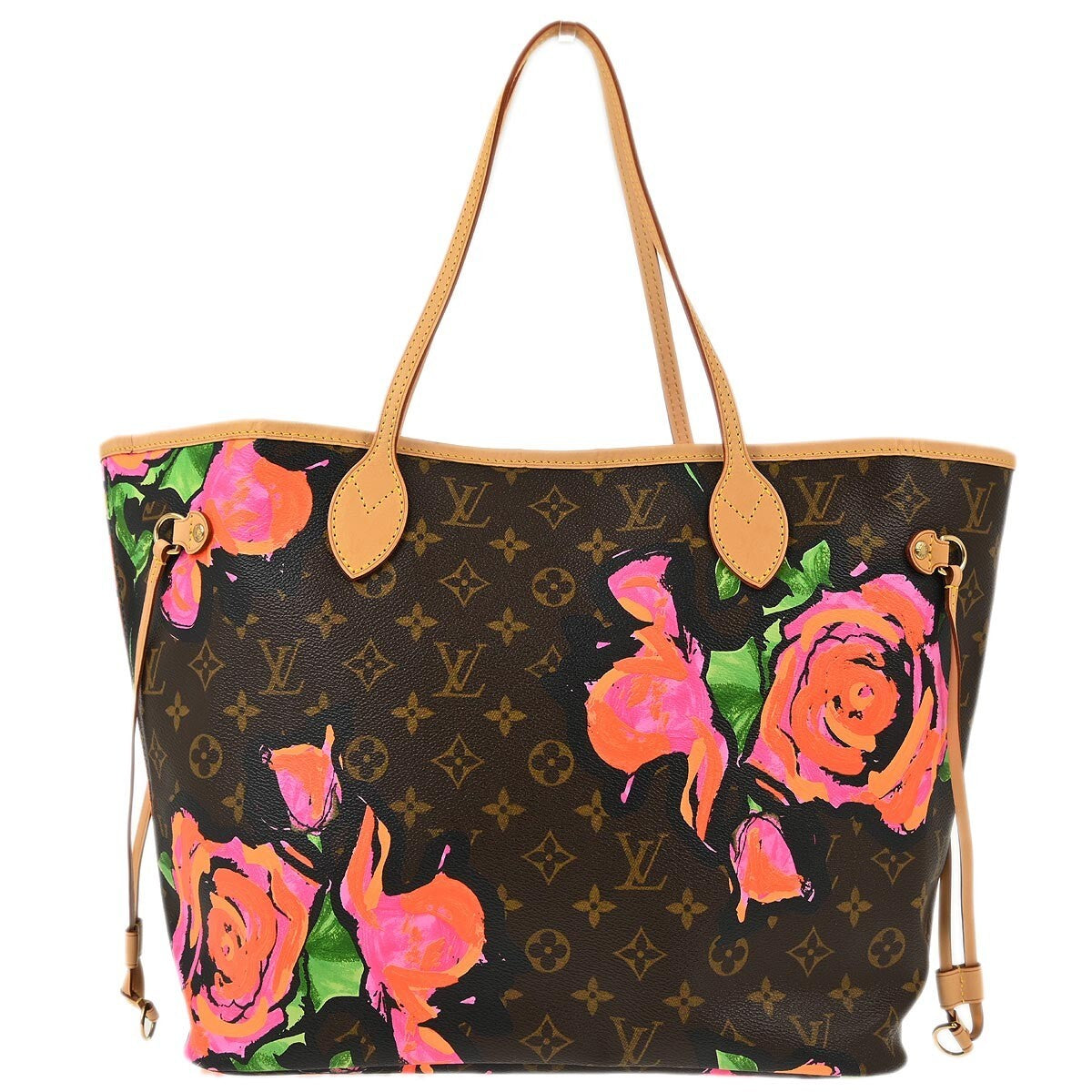 Louis Vuitton Neverfull Nm Tote Limited Edition Printed Canvas Brown Canvas Tote Bag Bag (Authentic Pre-Loved)