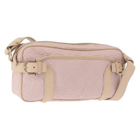 Salvatore Ferragamo Gancini Shoulder Bag Leather Pink Leather Shoulder Bag Bag (Authentic Pre-Loved)