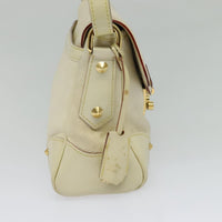 Louis Vuitton Suhali L'essentiel Handbag Leather White Leather Shoulder Bag Bag (Authentic Pre-Loved)