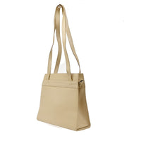 Salvatore Ferragamo Vara Shoulder Bag Leather Beige Leather Shoulder Bag Bag (Pre-Loved)
