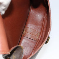 Louis Vuitton Cartouchiere Handbag Monogram Canvas Brown Canvas Shoulder Bag Bag (Pre-Loved)