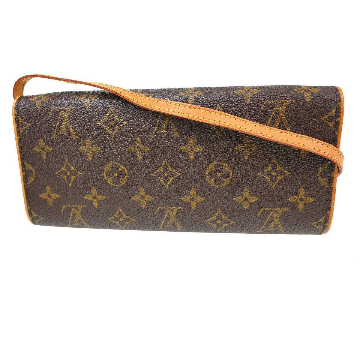 Louis Vuitton Louis Vuitton Twin Handbag Monogram Canvas Brown Canvas Clutche & Pouche Bag (Authentic Pre-Loved)