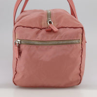 Prada Vintage Boston Bag Nylon Pink Nylon Travel Bag Bag (Pre-Loved)
