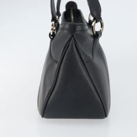 Bvlgari Handbag Leather Black Leather Handbag (Authentic Pre-Loved)