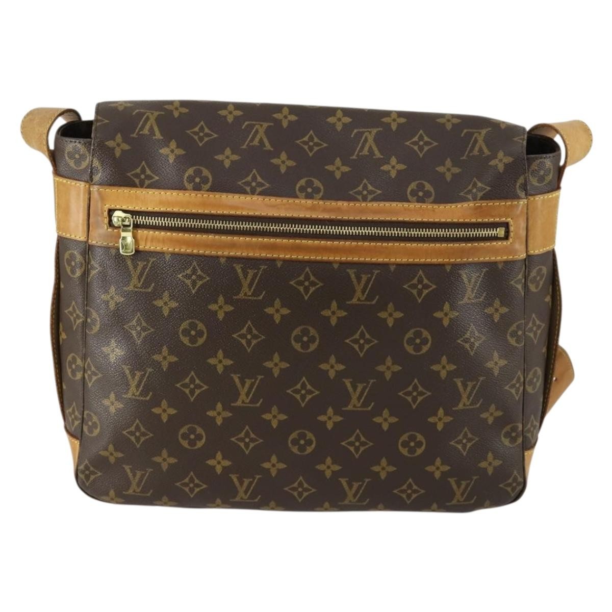 Louis Vuitton Abbesses Messenger Bag Monogram Canvas Brown Canvas Shoulder Bag Bag (Pre-Loved)