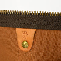 Louis Vuitton Keepall Bandouliere Bag Monogram Canvas Brown Canvas Travel Bag Bag (Pre-Loved)