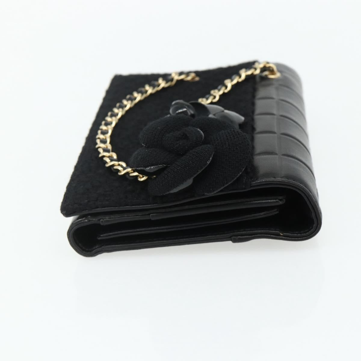 Chanel Flap Clutch Leather Black Leather Clutche & Pouche Bag (Authentic Pre-Loved)