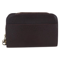 Louis Vuitton Pochette Baikal Clutch Taiga Leather Burgundy Leather Clutche & Pouche Bag (Authentic Pre-Loved)