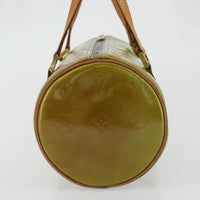 Louis Vuitton Bedford Handbag Monogram Vernis Green Patent_Leather Handbag (Authentic Pre-Loved)