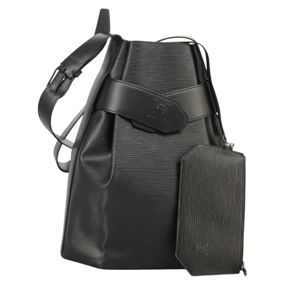 Louis Vuitton Vintage Sac D'epaule Handbag Epi Leather Black Leather Shoulder Bag Bag (Pre-Loved)