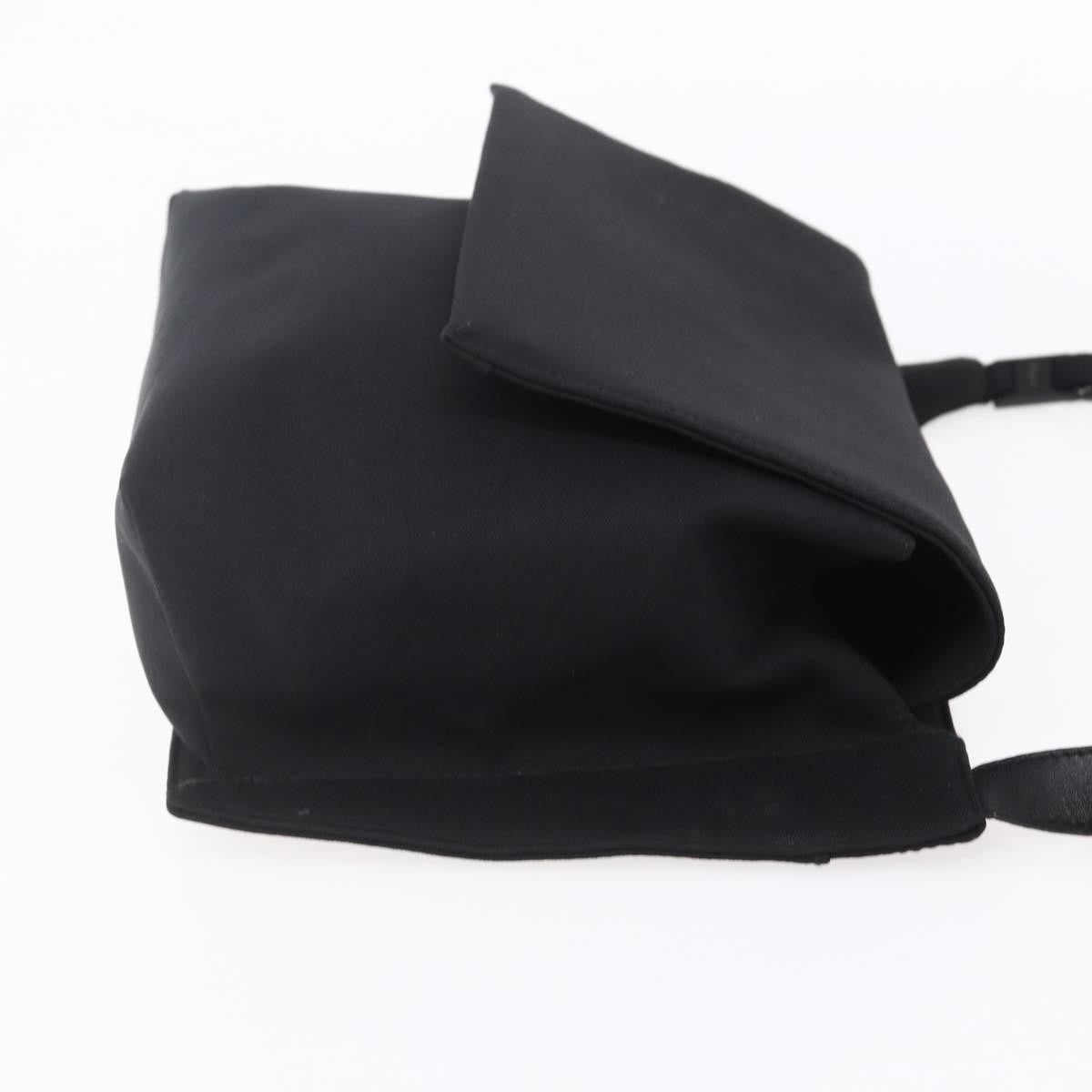 Salvatore Ferragamo Vala Shoulder Bag Canvas Black Canvas Shoulder Bag Bag (Pre-Loved)